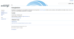 Desktop Screenshot of energilexikon.svenskenergi.se